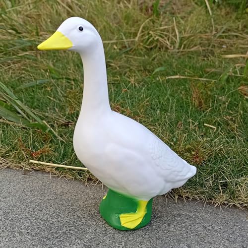 Figura de ganso de 7 pulgadas para decoración miniatura 5