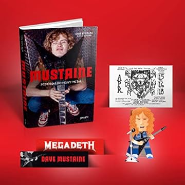 Capa do livro Mustaine (Edição de Colecionador): Memórias do Heavy Metal
