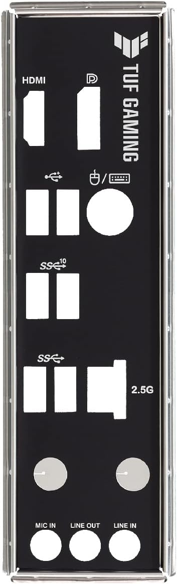 ASUS TUF Gaming B760M-E D4 Scheda madre Intel B760, LGA 1700, mATX, DDR4, PCIe 5.0, 2 slot M.2, WiFi 6E, USB 3.2 Gen 2, Type-C, Nero ASUS TUF Gaming B760M-E D4 Scheda madre Intel B760, LGA 1700, mATX, DDR4, PCIe 5.0, 2 slot M.2, WiFi 6E, USB 3.2 Gen 2, Type-C, Nero