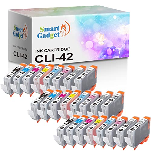 [3 x 8 Colour Pack] Smart Gadget Compatible Ink Cartridge Replacement CLI42 CLI-42 CLI 42 | Use with PIXMA Pro-100 Pro-100S Pro 100 Printers