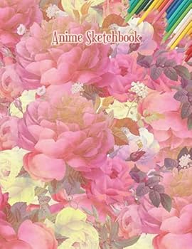 Paperback Anime Sketchbook: 100 Blank Pages, 8.5 x 11, Sketch Pad for Drawing Anime Manga Comics, Doodling or Sketching Book