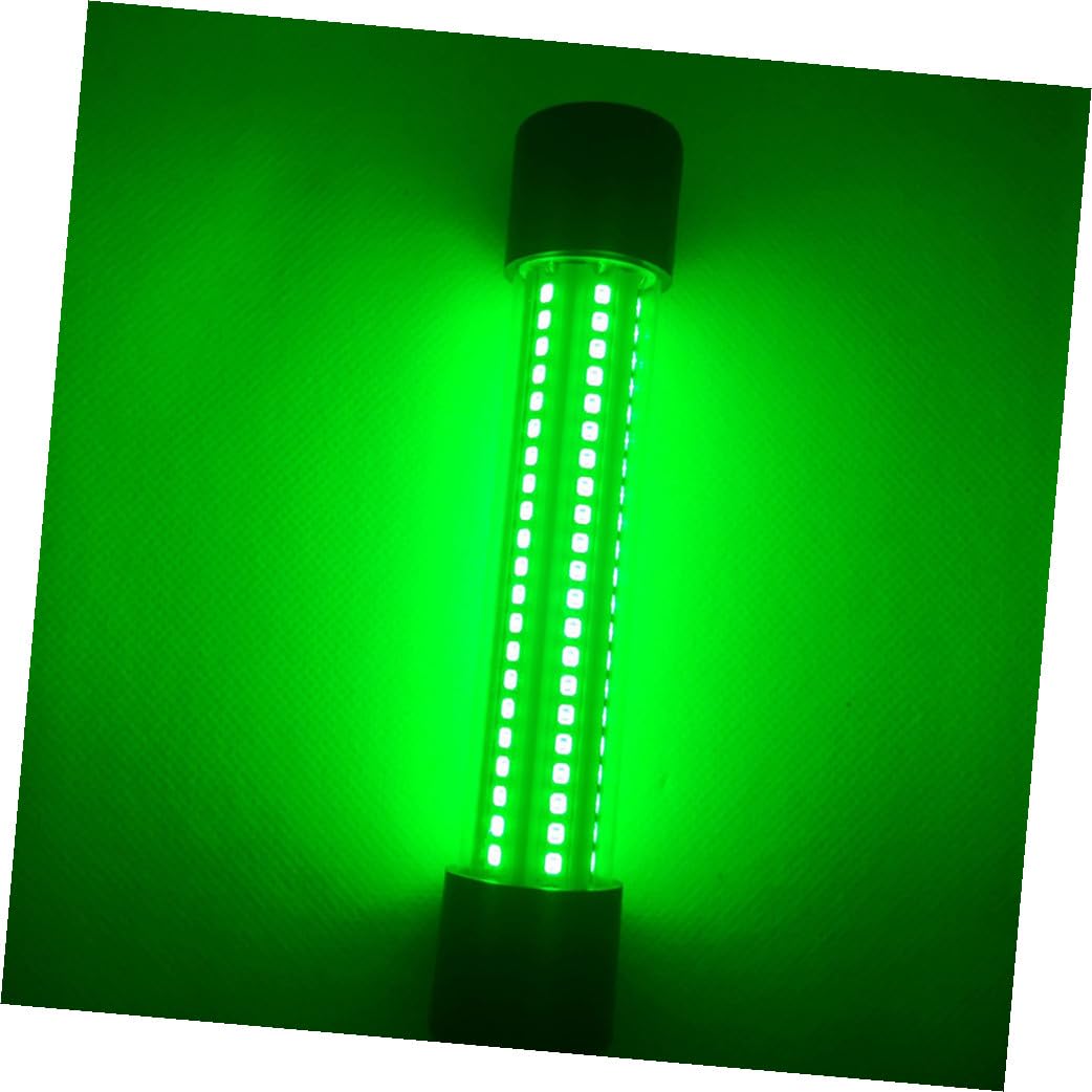 Lámpara de Pesca Subacuática 13w AC/DC 12-24v Verde Aluminio