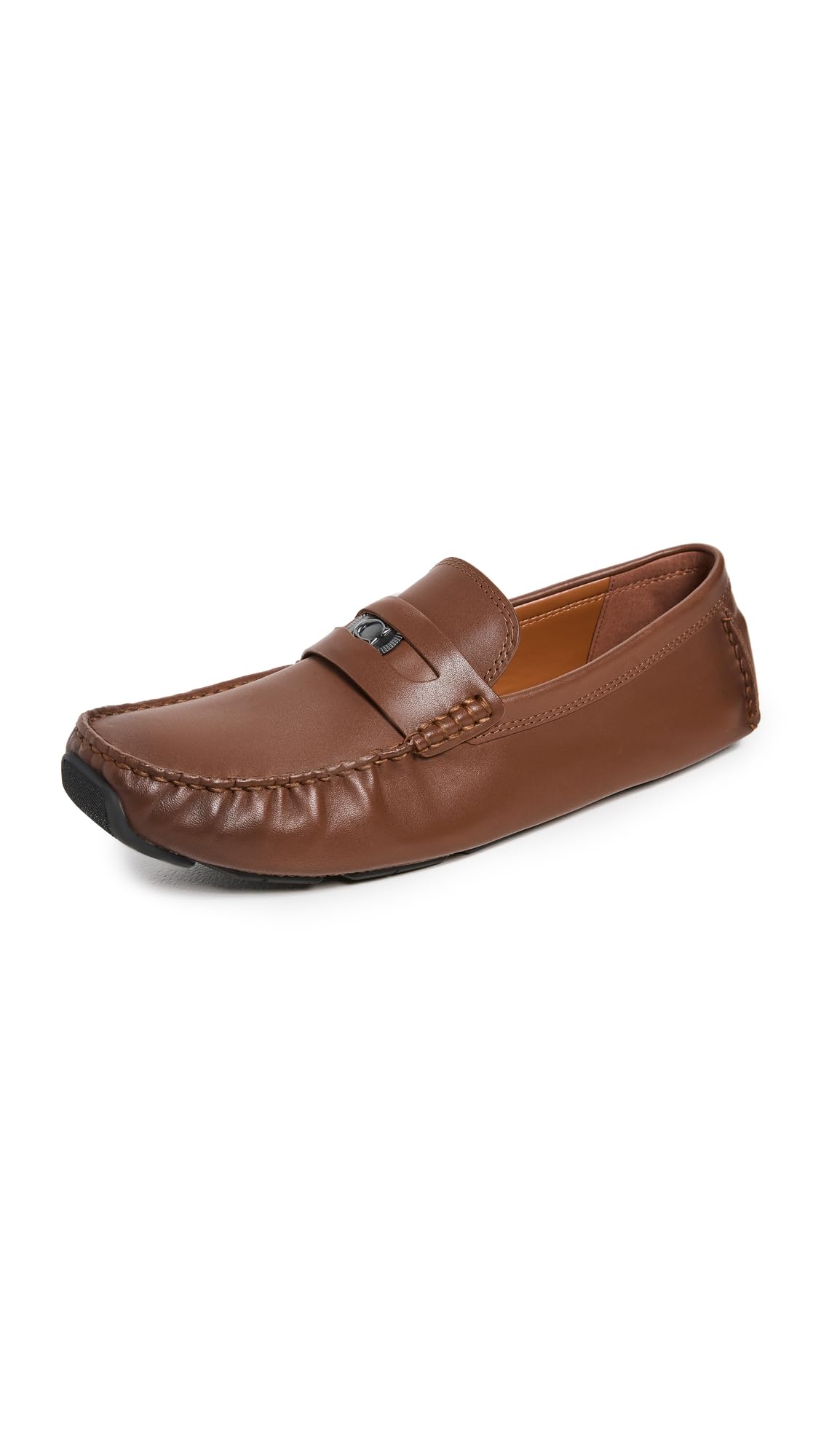 COACH Men's C Coin Leather Driver Loafers