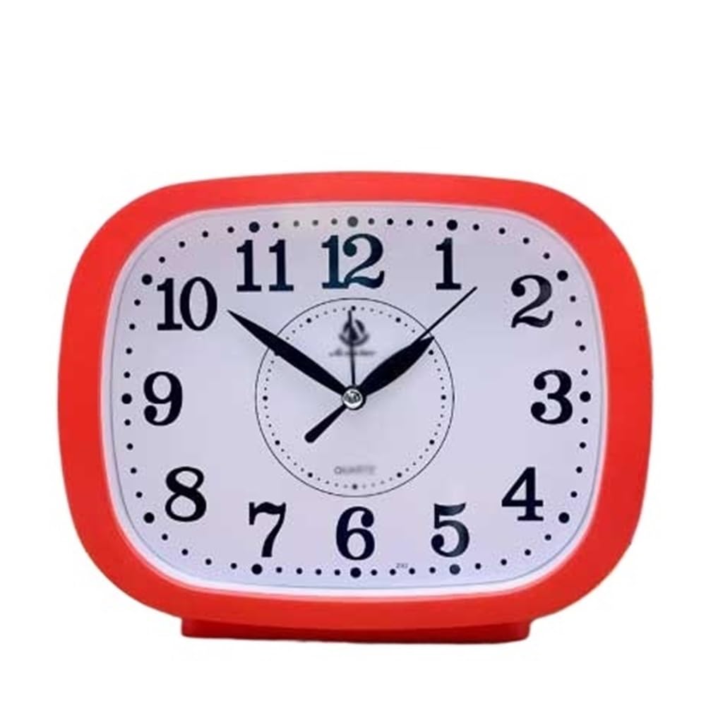 Bp7gVw5sP Loud Alarm Clocks Tabletop Alarm Clock Office Living(Red)