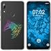 Produktbild PhoneNatic Case kompatibel mit Huawei P Smart Z Silikon-Hülle Floral Pferd M5-4