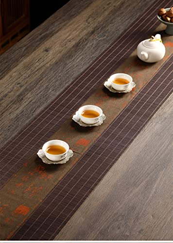 Tapis de table basse en bambou chemin de table salon de thé - 2