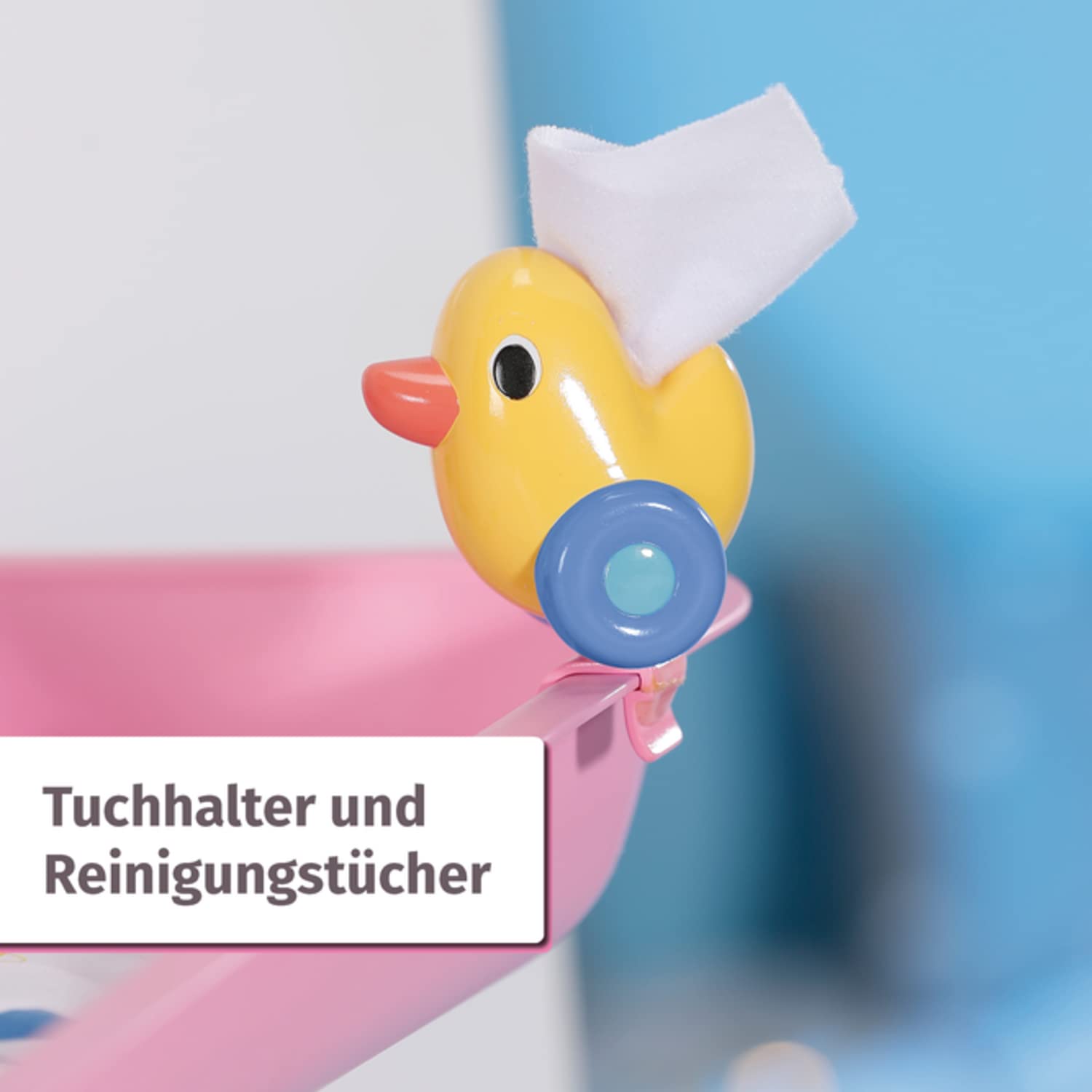 BABY born Wickeltisch für Puppen mit abnehmbaren Tuchhalter, 829998 Zapf Creation