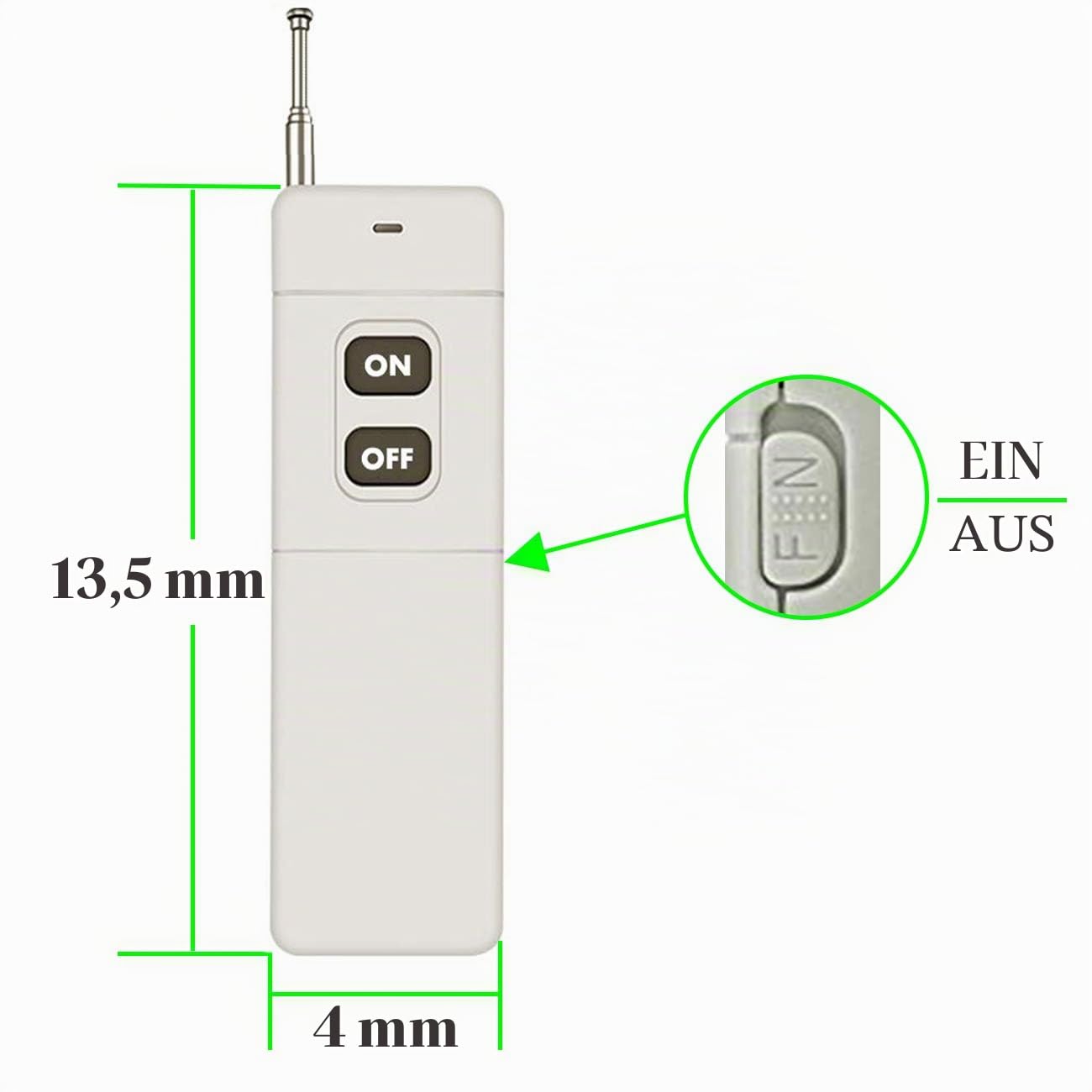 12v Funkschalter,4900FT Langstrecken,DC 12V/24V/48V/72V/40A Relais Drahtloser Schalter,fernbedienung relais für Wasserpumpe,Motor,Beleuchtung,Ventilatoren.(12V Fernbedienung)