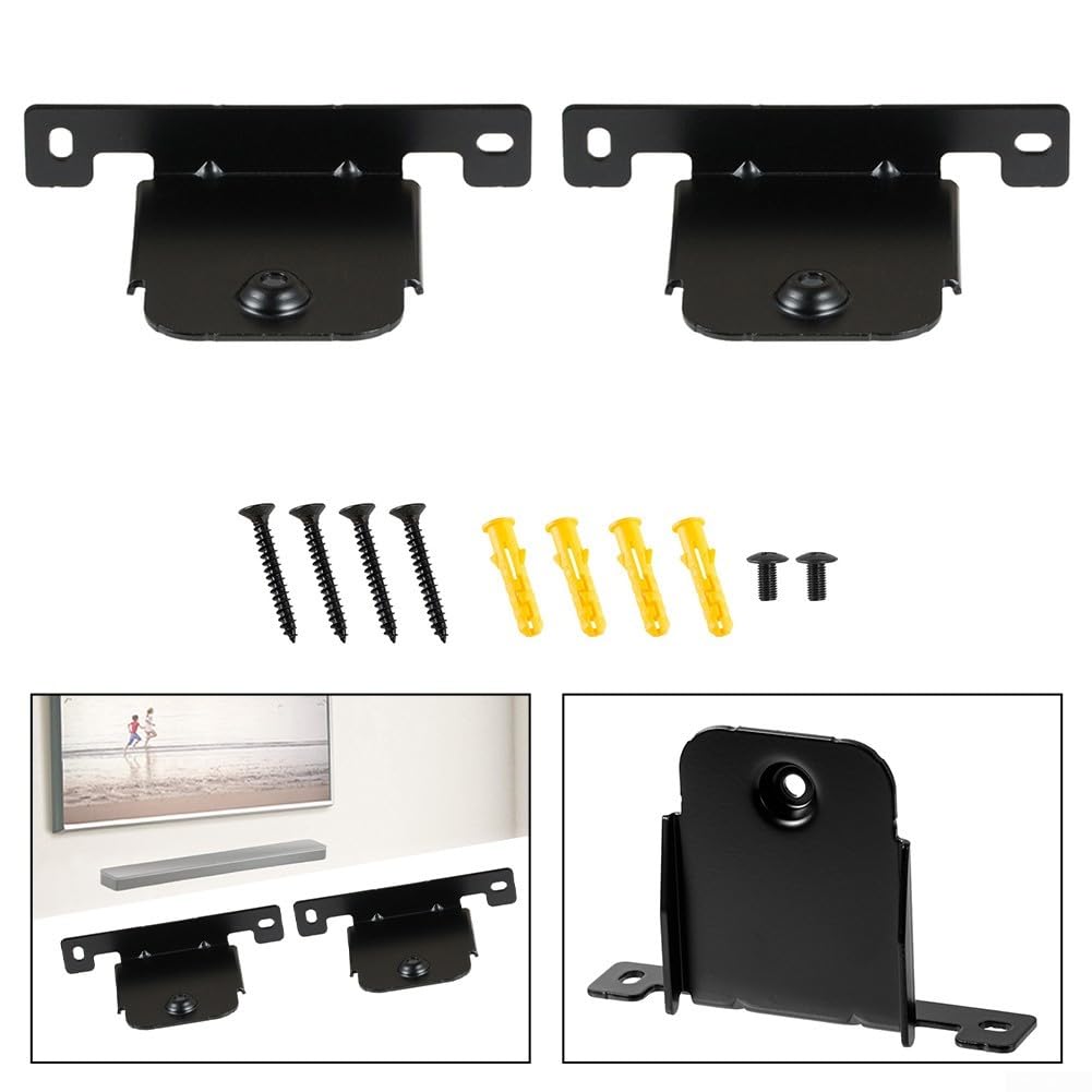 Wytrzymały uchwyt na soundbar stalowy 10 x 15 cm stabilny dla wytrzymałego