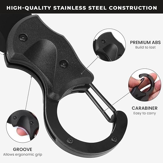 Image of Foldable Knife (Manual) Metal Keychain Key Ring Holder For Kitchen, Home, Travel and Office Tool Carbon Steel | Multipurpose Carbon Steel Blade Pocket Knives for Kitchen (BLACK - KEY CHIAN)