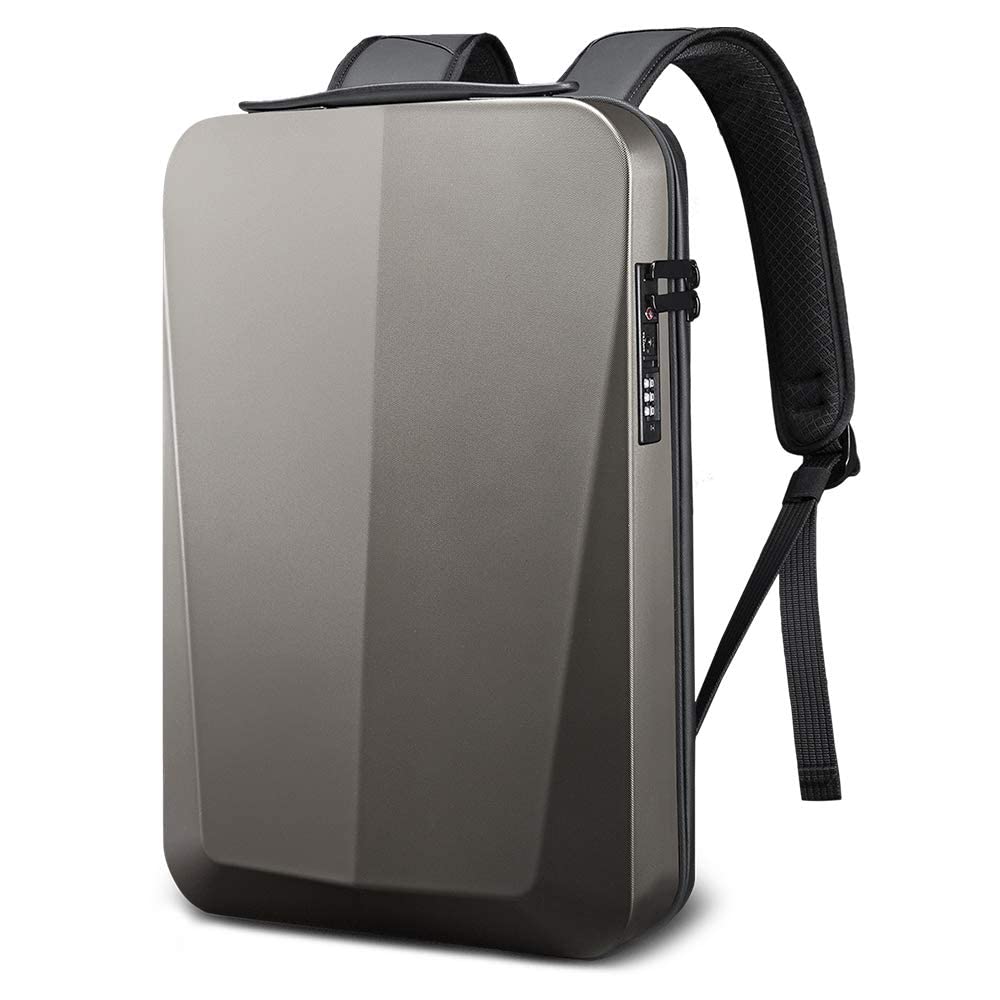 legwork fortis expandable hardcase backpack 30l-35l | premium pc anti-theft laptop backpack | fits 15.6" laptop | usb charging port, tsa approved lock, ipad compartment | waterproof