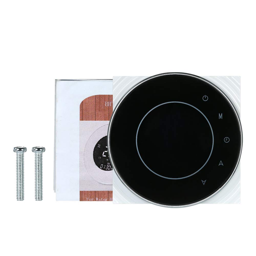 Termostato Wi-Fi para caldera de gas, termostato digital, programable, pantalla LCD táctil con retroiluminación y función de control de voz, cronotermostato BHT-6000-GC