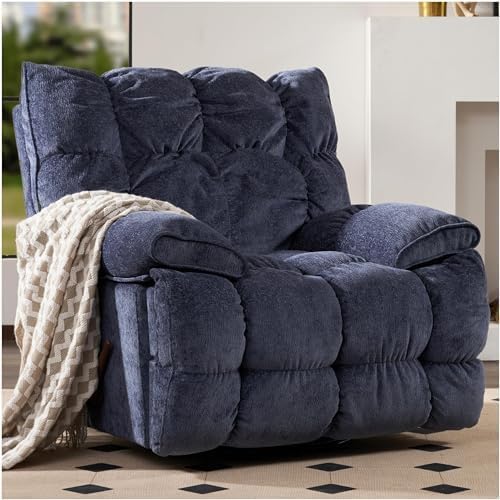 Amazon.com: WoodWise Oversized Rocker Recliner Chair,Overstuffed ...
