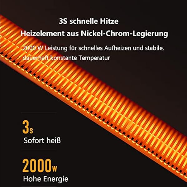 AXOIN Riscaldamento Elettrico con stendibiancheria, convettore a Parete, Riscaldamento a convettore 2000 W, 3 Livelli di Riscaldamento, Risparmio energetico, Riscaldamento a 360º, Riscaldamento El