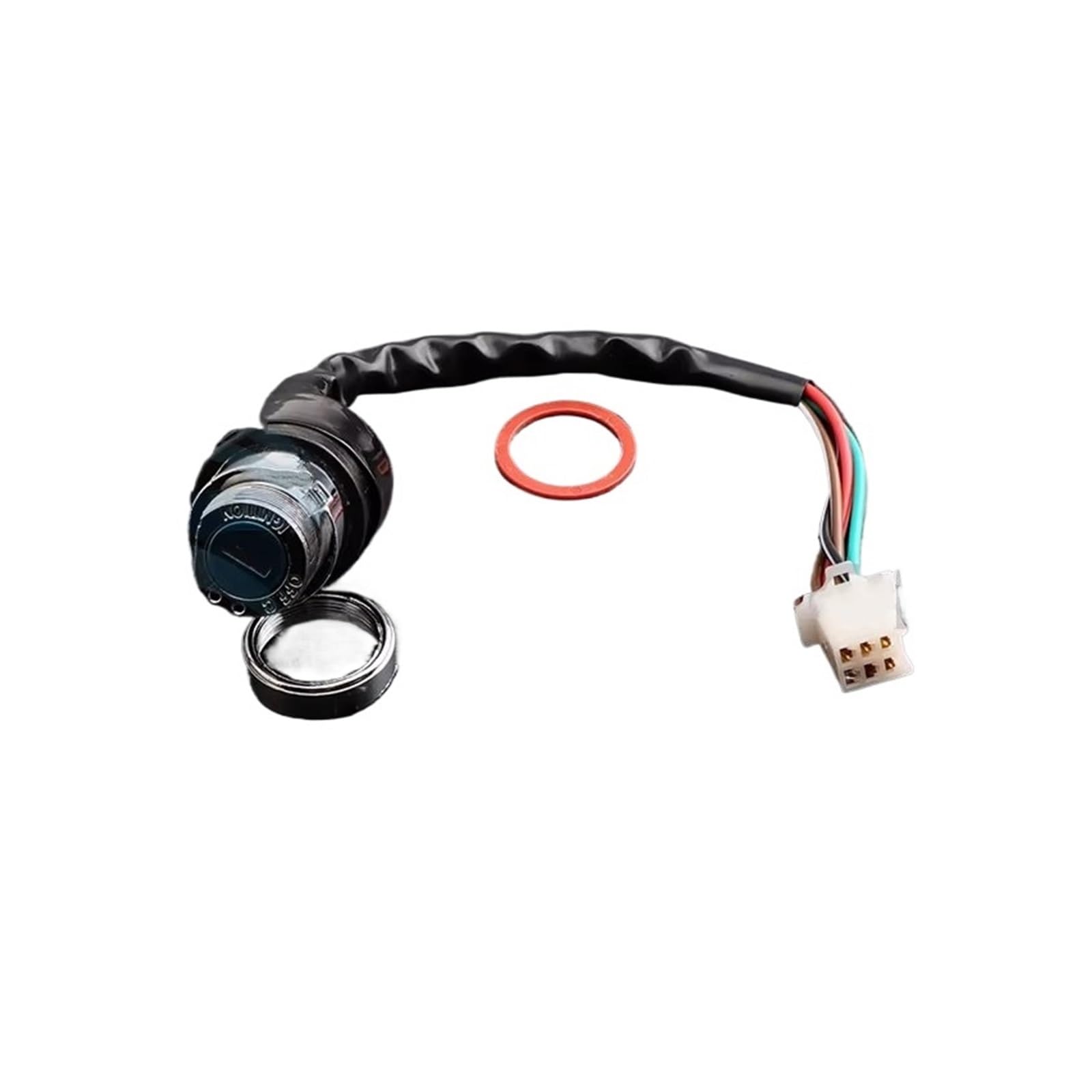 para Bobber para Scooter para Chopper Interruptor Encendido Motocicleta Llaves 3 Posiciones 6 Cables Encendido/Apagado Bloqueo Encendido Motocicleta