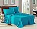 Honeymoon 1800 Brushed Microfiber Bed Sheet Set, Ultra Soft, Full - Blue