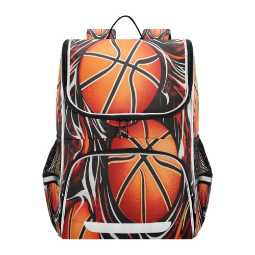 Sac à dos scolaire basket-ball grand format cartable collège fille garçon