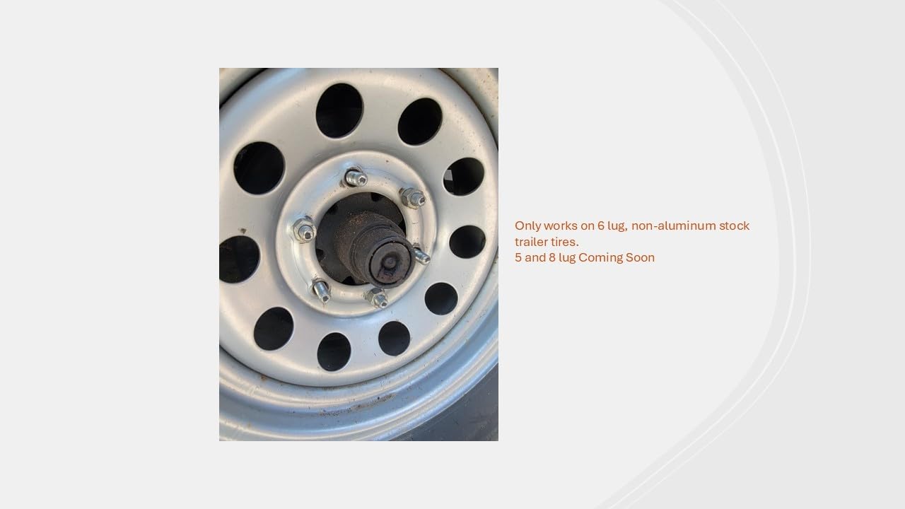 6 Lug Trailer Anchor (Wheel Lock) (with Abloy Sentry in Aluminum)