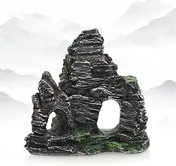 Decoração de aquário de peixes - Decorações para pequenos aquários de peixes para caverna esconderijo de ciclídeos Betta