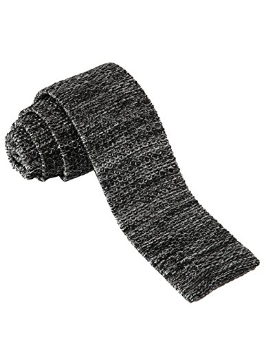 H2H Mens Casual Fashion Gradation Color Patterned Knit Neck Tie Black US None/Asia None (KMANT082)