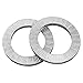 Titanium GR5 Dual‑Stacked Self‑Locking Washers | Anti‑Loose Lock Washers | M3 M4 M5 M6 M8 M10 M12 M14 M16 | Fastening Hardware for Automotive Motorcycle Industrial Machinery (M16-10pcs)