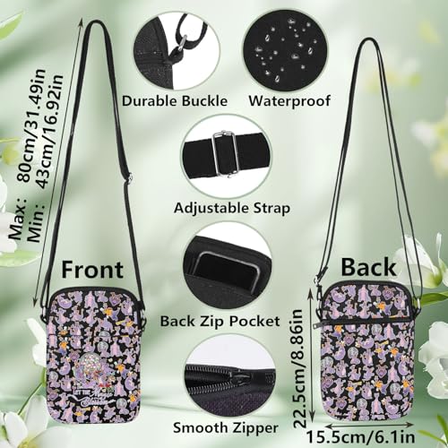 Image of WZMPA Dragon Crossbody Bag Purple Dragon Gift Dragons Shoulder Bag Cartoon Merchandise
