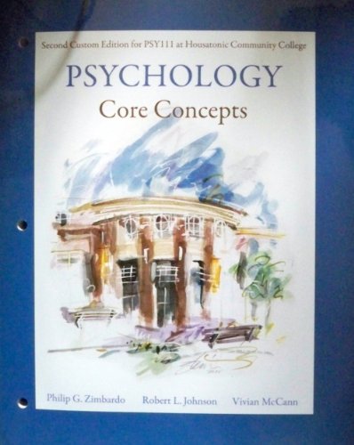 Psychology Core Concepts: Amazon.co.uk: 9780558339043: Books