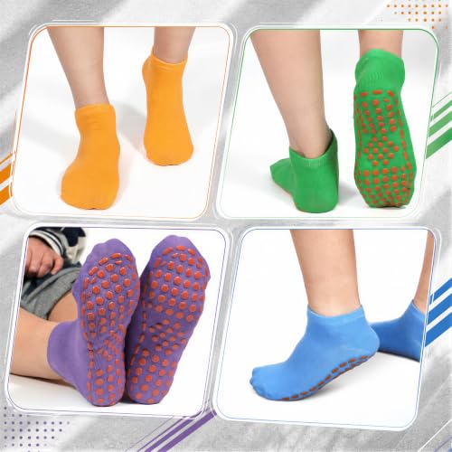 Image of Haysandy 40 Pairs Non Slip Yoga Socks for Women, Pilates Socks | Bulk, Grippy Slipper Socks, Non Slip Fits Most People, Anti Skid Grips Dots for Hospital Athletic Ballet