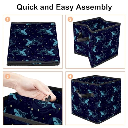 Cube de rangement pliable pour éliminer le désordre des jouets - 5