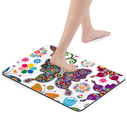 YISUMEI Bathroom Mat, Non-Slip Super Absorption Bath Carpet with Rubber Backing - Image 4