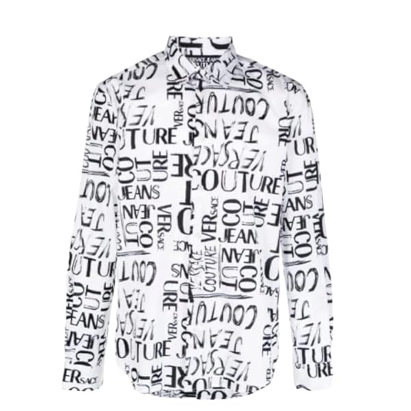 VERSACE JEANS COUTURE Camisa de garabatos para hombre