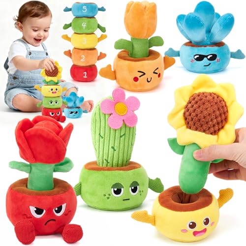hahaland Jouets Montessori Bébé 6-12 Mois – 10 en 1...