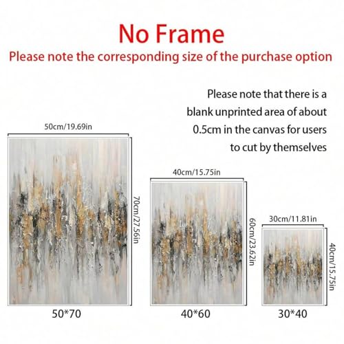 Grande œuvre d'art pour habiller un mur vide avec chic