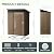 MistMo 5X3FT Outdoor Steel Storage Shed with Lockable Doors, One Window,Ideal for Garden, Backyard, Patio Storage,Brown