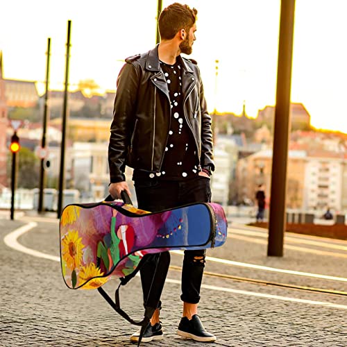 Housse de transport étanche pour guitare avec bandoulière réglable Motif floral Rose, Multicolore 03., 42.9×16.9×4.7 in… - Les Beatles, Paul McCartney, John Lennon, RIngo Starr, George Harrison Housse de transport étanche pour guitare avec bandoulière réglable Motif floral Rose, Multicolore 03., 42.9x16.9x4.7 in… – Image 7
