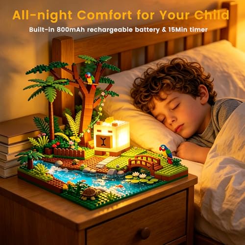 Lámpara de noche capibara para niños con 2 modos y temporizador miniatura 6