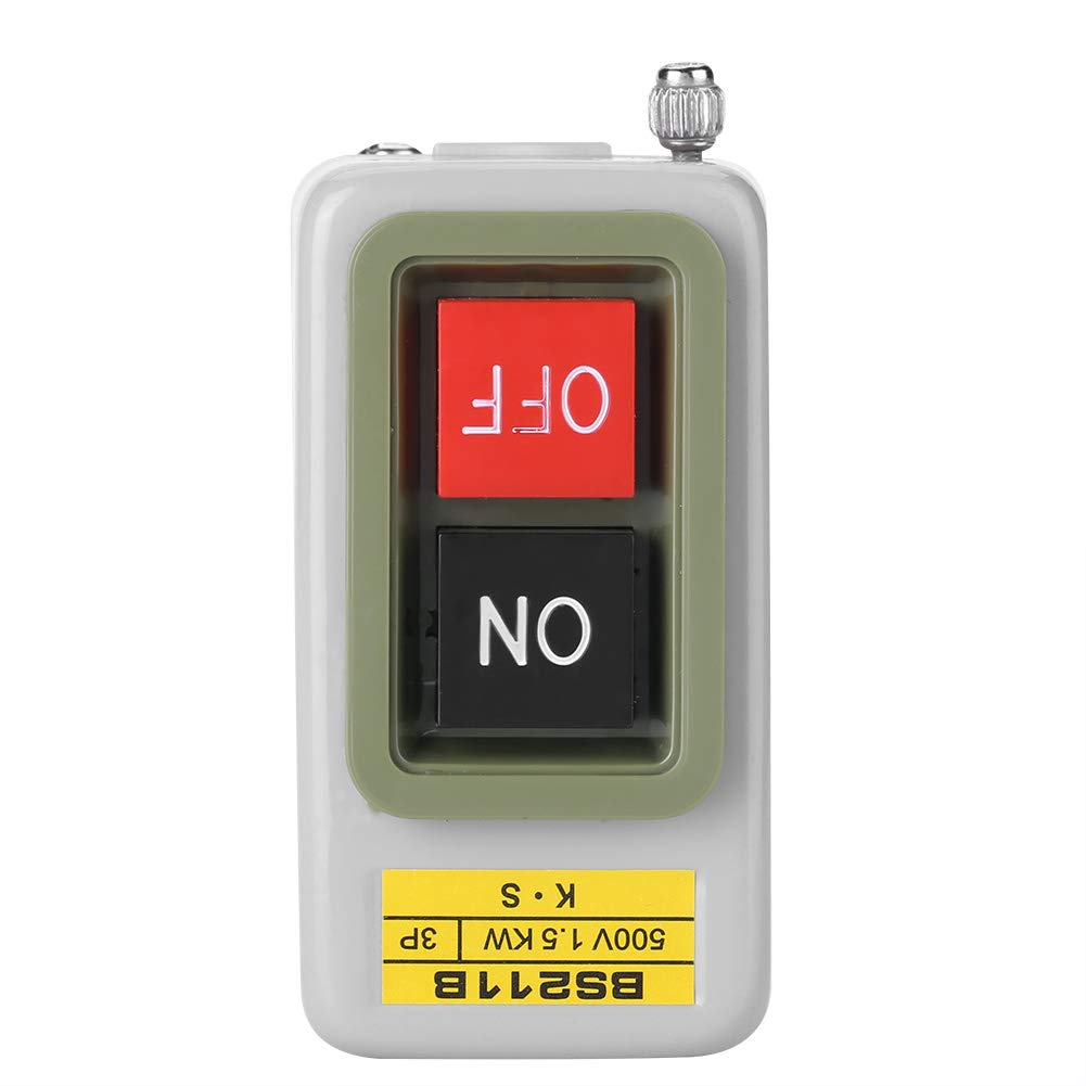 Interruttore Pulsante Autobloccante 380V BS211B - 3P, 10A, Per Motori | Accensione/Spegnimento Sicuro - Foto 6