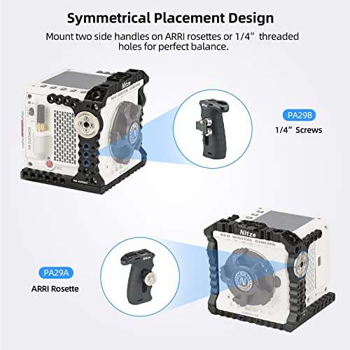 Nitze Cage for RED KOMODO 6K Camera with Built-in NATO Rail, Built-in ARRI Rosettes and Multiple Threaded Holes - T-R02A - Image 4