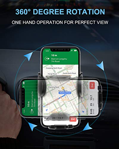 ANDOLO Car Phone Mount Air Vent [Thick Case & Big Phones Friendly] Universal Hands-Free Phone Holder for Car Anti-Shake Stabilizer Adjustable Clip Cell Phone Holder Compatible with All Mobile Phones - Thumbnail 7