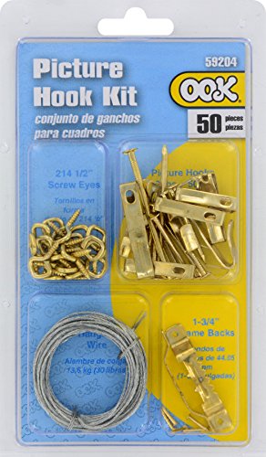 Ook 50 Piece Assorted Picture Hanging Kit 10 - 50 Pounds #59204 - //coolthings.us