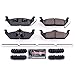 PowerStop Rear Brake Pads For Ford F-150 2004-11 |F-150 Heritage 2004 |Lincoln Mark LT 2006-08 - Z23 Carbon-Fiber Ceramic Brake Pads With Installation Hardware, Z23-1012