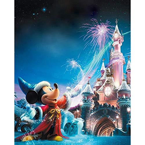 Diamond Painting Kits for Adults, DIY 5D Full Drill Art Perfect for Relaxation and Home Wall Decor(Castle,12x16inch)