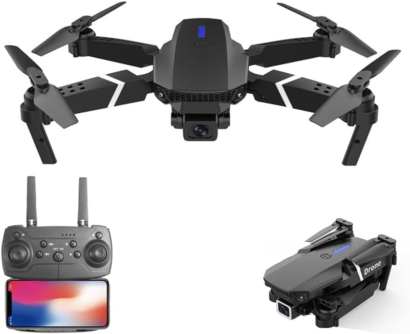 COOLBABY 4K Camera Drone with GPS – Foldable Quadcopter with Brushless Motors, Follow Me Mode, Optical Flow, Return to Home, Long Flight Time – Beginner Friendly RC Drone with Carrying Case