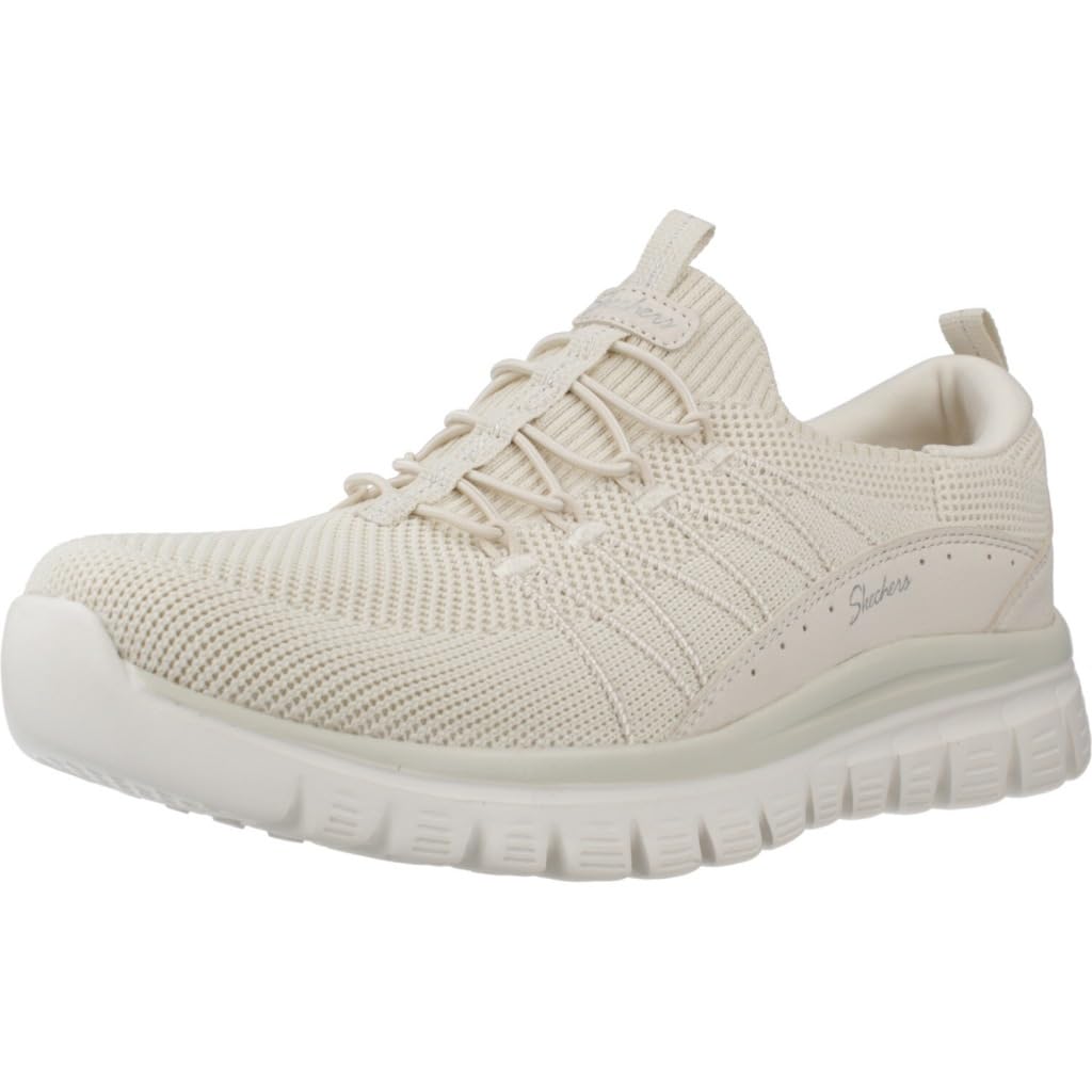 Skechers Graceful - Picture Mujer, Carbón, 39.5 EU