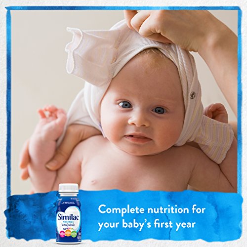 Similac Advance Infant Formula with Iron, Baby Formula, Ready to Feed, 8 fl oz (Pack of 24)