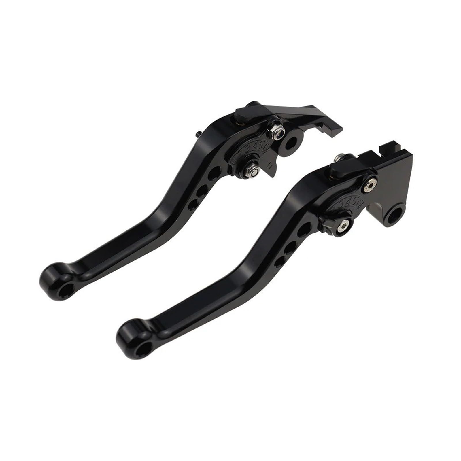 Ragpukmuan A-Black Motorbike Hand Brake For Gsxr600 For Gsxr750 2004-2005 For Gsx-R600 For Gsx-R750 Motorcycle Cnc Short Brake Clutch Levers Adjustable Handle Parking Tool(A-Black)