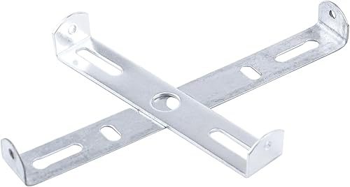 Miniatura 3 de KUMGROT Placa de luz de techo de metal de 4 y 6 pulgadas, soporte de montaje de lámpara colgante de techo, kit de barra transversal, paquete de 4