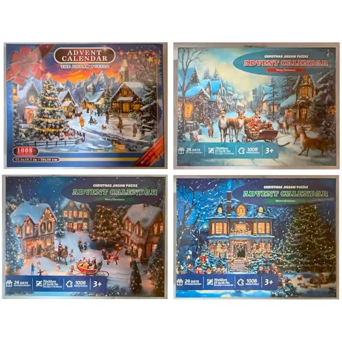 (Random Pattern) Advent Puzzle Calendar Christmas 2025/2026, 1 of 4