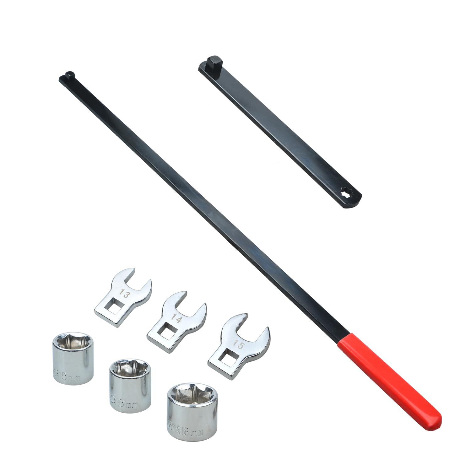 Zoomtools Serpentine Belt Tool Set 8Pc For Timing Belt Tension Setting