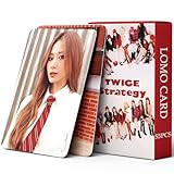 PYAJUU TWICE Photocards Strategy Album Photo Cards 55 PCS KPOP Post Card Merchandise for Fans Twice Merch Gift for Once